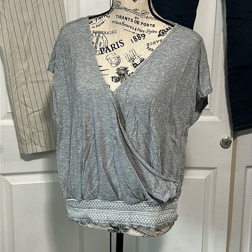 Vince Camuto Pull-Over Wrap Top